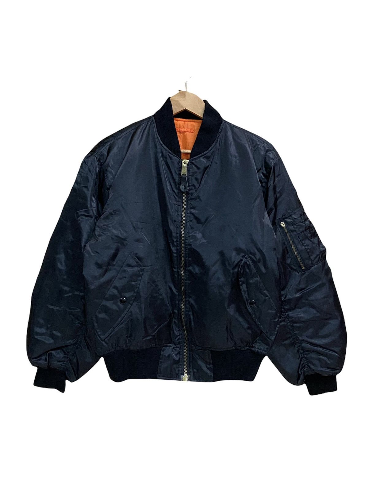 Alpha Industries VTG ALPHA INDUSTRIES X ULTRAMAN MA-1 BOMBER FLIGHT JACKET Size US L / EU 52-54 / 3 - 2 Thumbnail