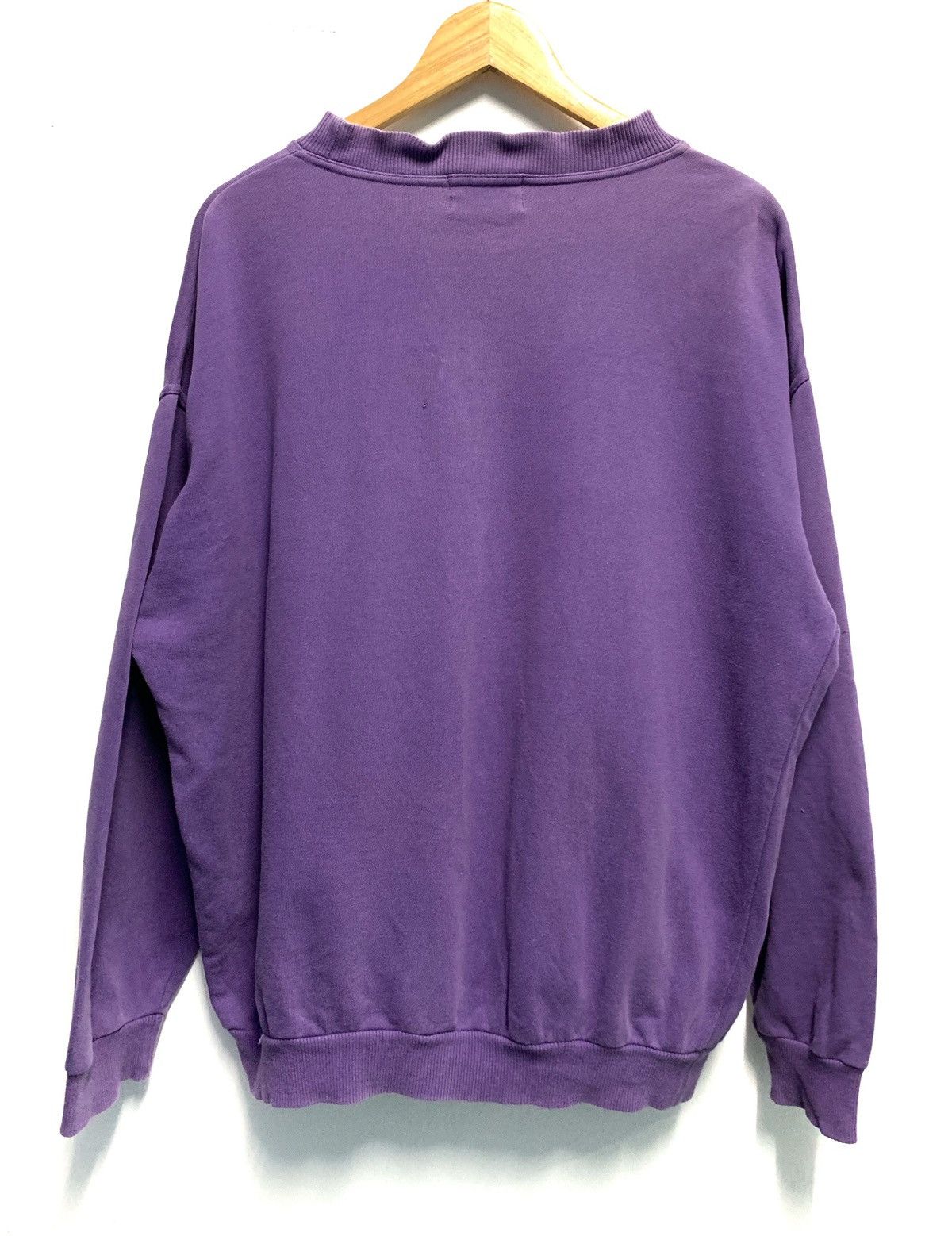 Designer × Fred Perry × Vintage Oversized Fred Perry Purple Sweatshirts Size US L / EU 52-54 / 3 - 3 Thumbnail