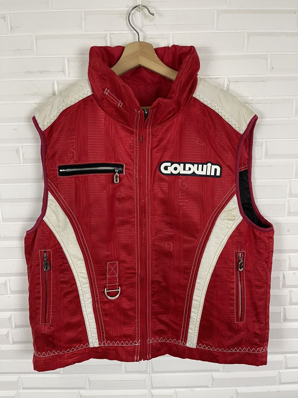 Goldwin Vintage GOLDWIN Thin Puffer Vest Reversible Size US XL / EU 56 / 4 - 2 Thumbnail
