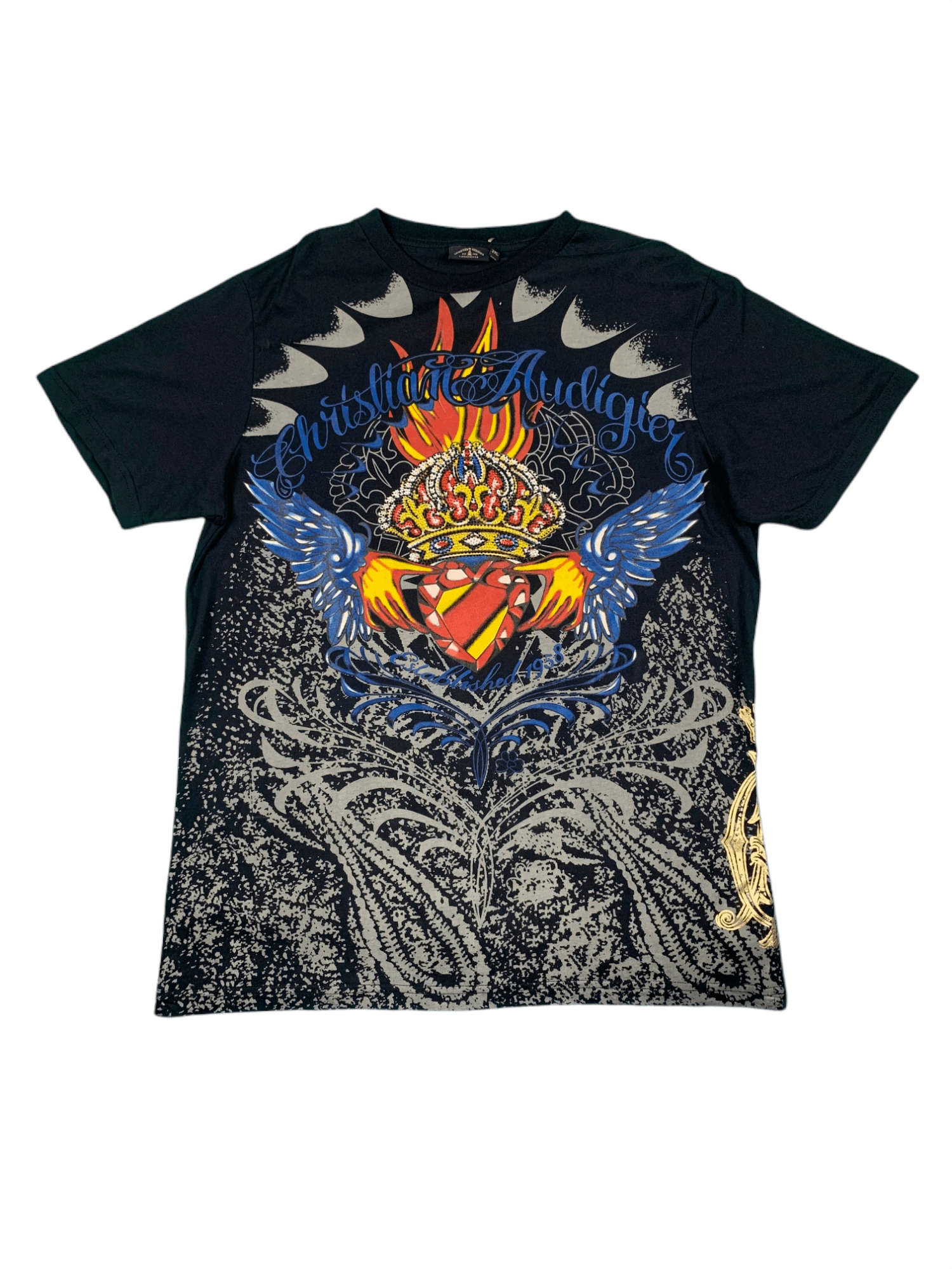 Christian Audigier Christian audigier Drip t shirt Size US XXL / EU 58 / 5 - 1 Thumbnail