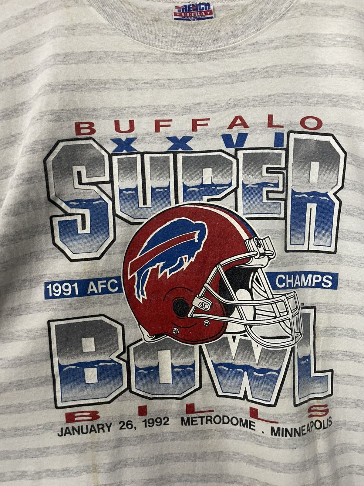 Buffalo David Bitton × NHL × Vintage Vintage NHL 1991 AFC Champions Buffalo abills Size US XL / EU 56 / 4 - 4 Thumbnail