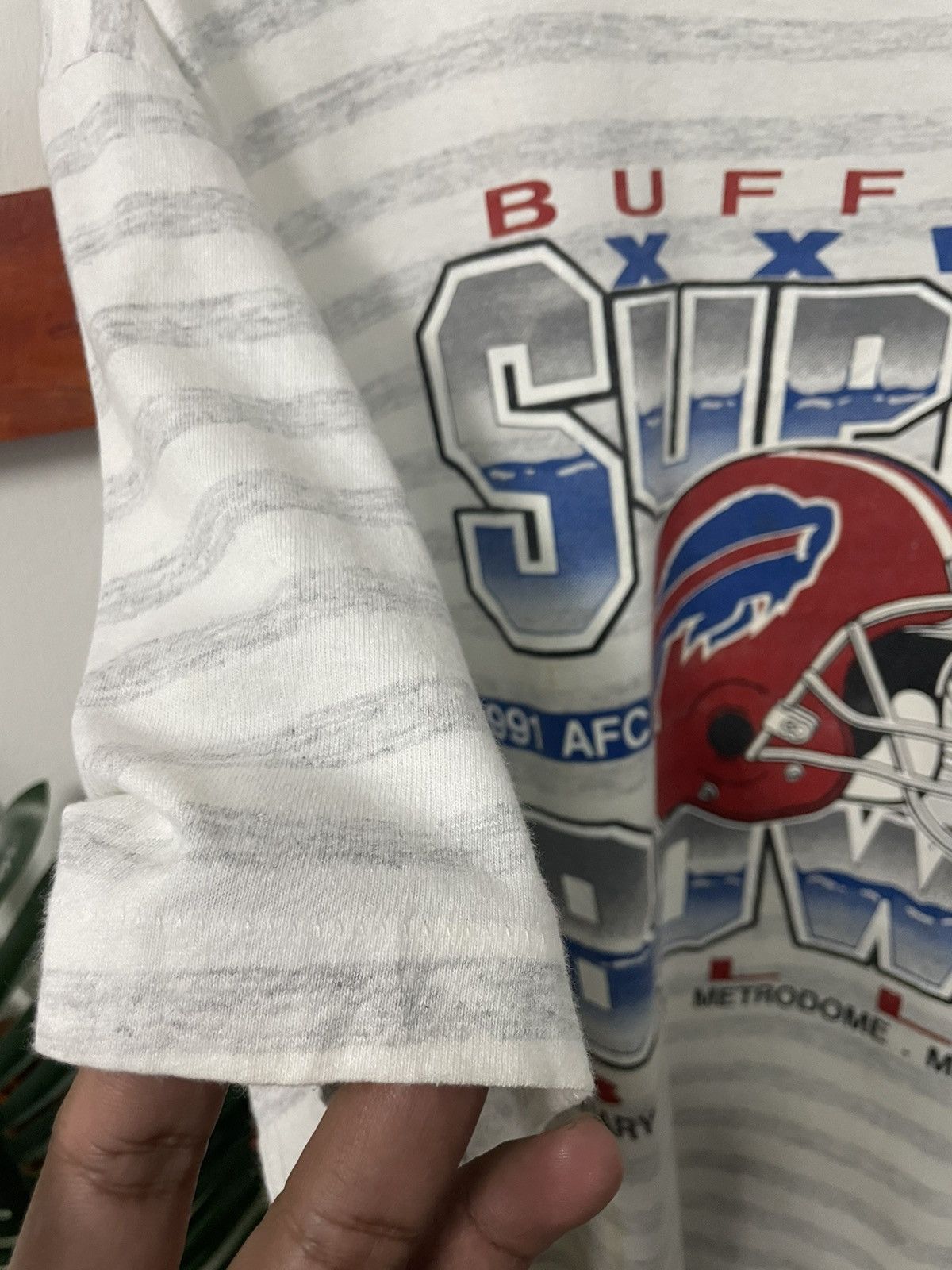 Buffalo David Bitton × NHL × Vintage Vintage NHL 1991 AFC Champions Buffalo abills Size US XL / EU 56 / 4 - 5 Thumbnail