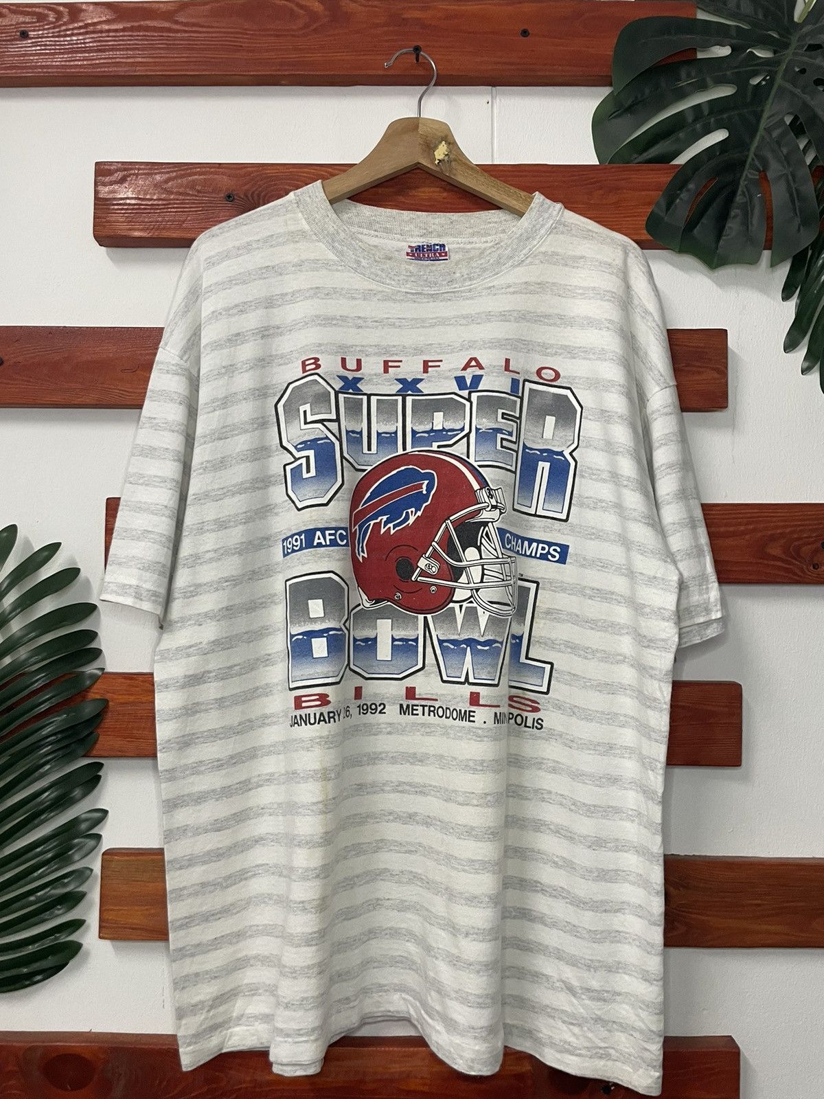Buffalo David Bitton × NHL × Vintage Vintage NHL 1991 AFC Champions Buffalo abills Size US XL / EU 56 / 4 - 1 Thumbnail