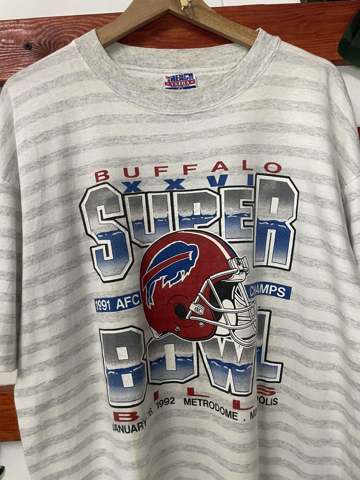 Buffalo David Bitton × NHL × Vintage Vintage NHL 1991 AFC Champions Buffalo abills Size US XL / EU 56 / 4 - 3 Thumbnail