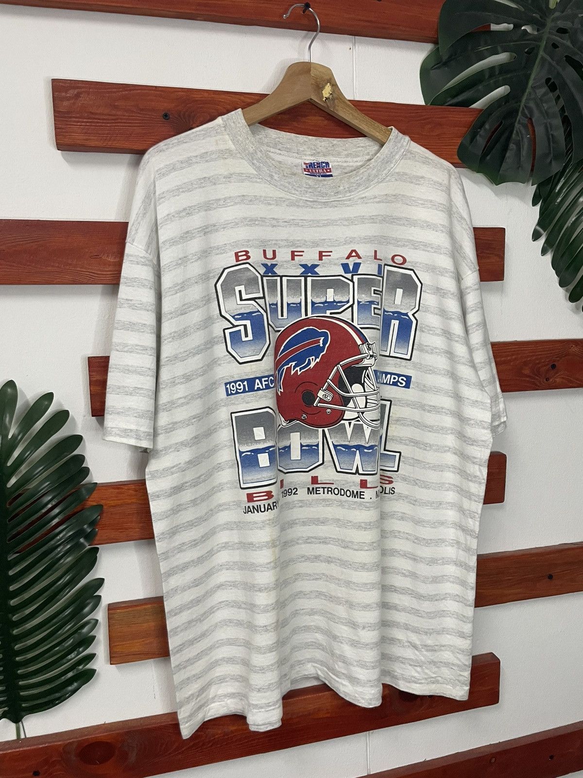 Buffalo David Bitton × NHL × Vintage Vintage NHL 1991 AFC Champions Buffalo abills Size US XL / EU 56 / 4 - 2 Thumbnail