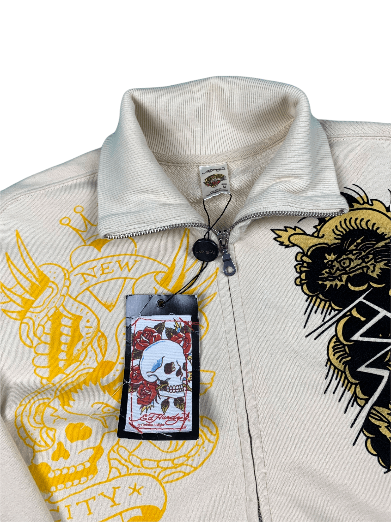 Christian Audigier Ed Hardy Zip Jacket sweatshirt Drip Size US M / EU 48-50 / 2 - 3 Thumbnail