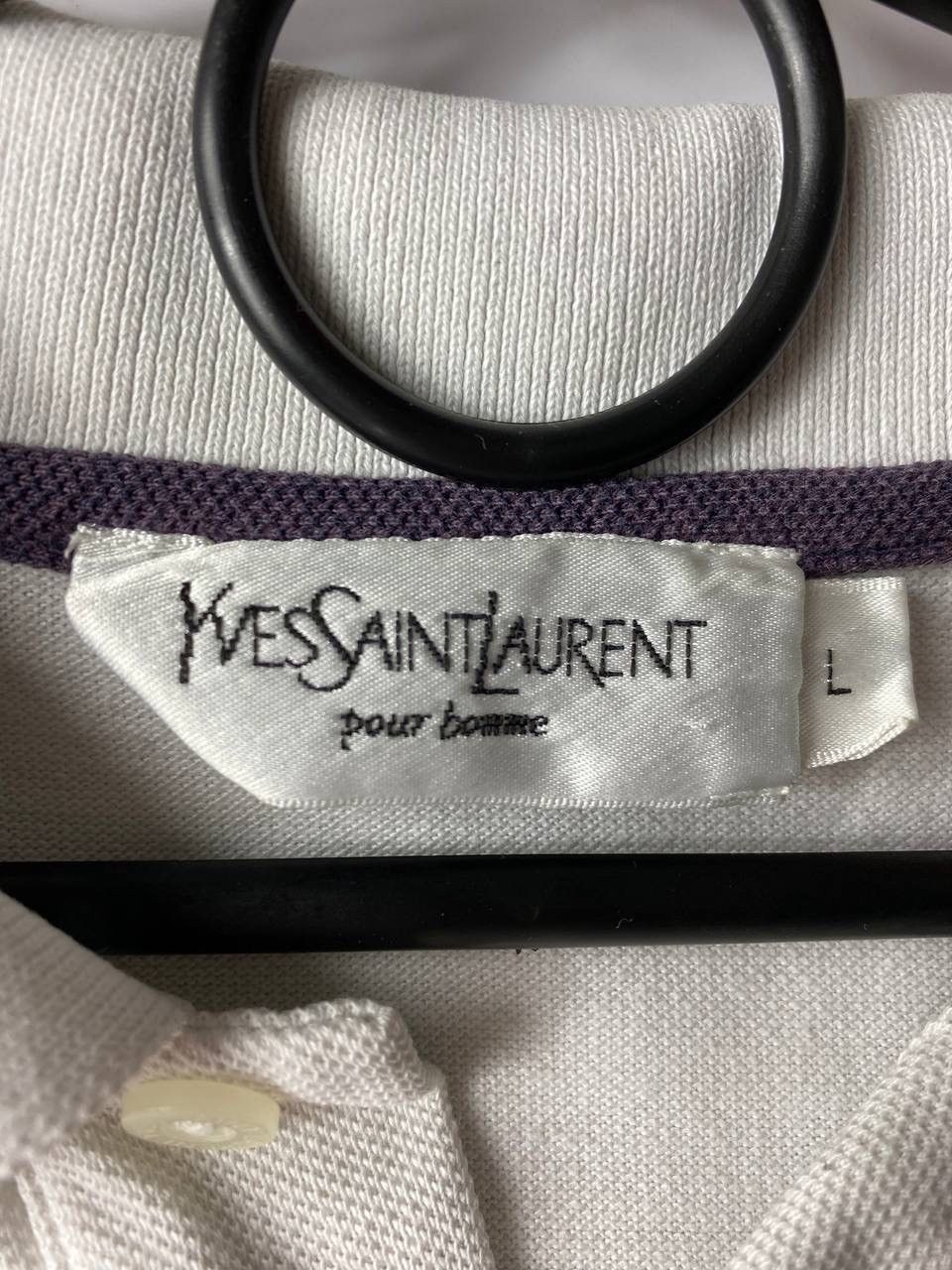 Yves Saint Laurent Ysl Polo big logo Size US L / EU 52-54 / 3 - 4 Thumbnail