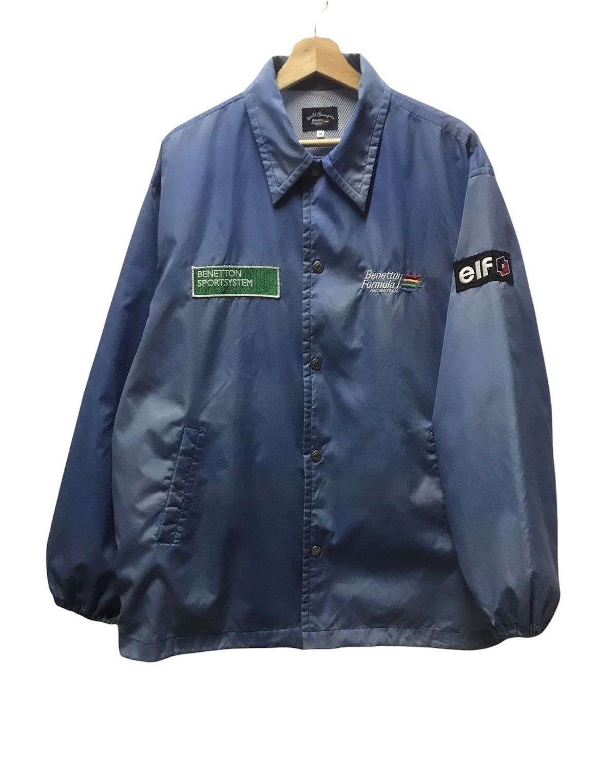 Benetton Benetton F1 ELF Patches Sleeve Jacket Size US L / EU 52-54 / 3 - 5 Thumbnail
