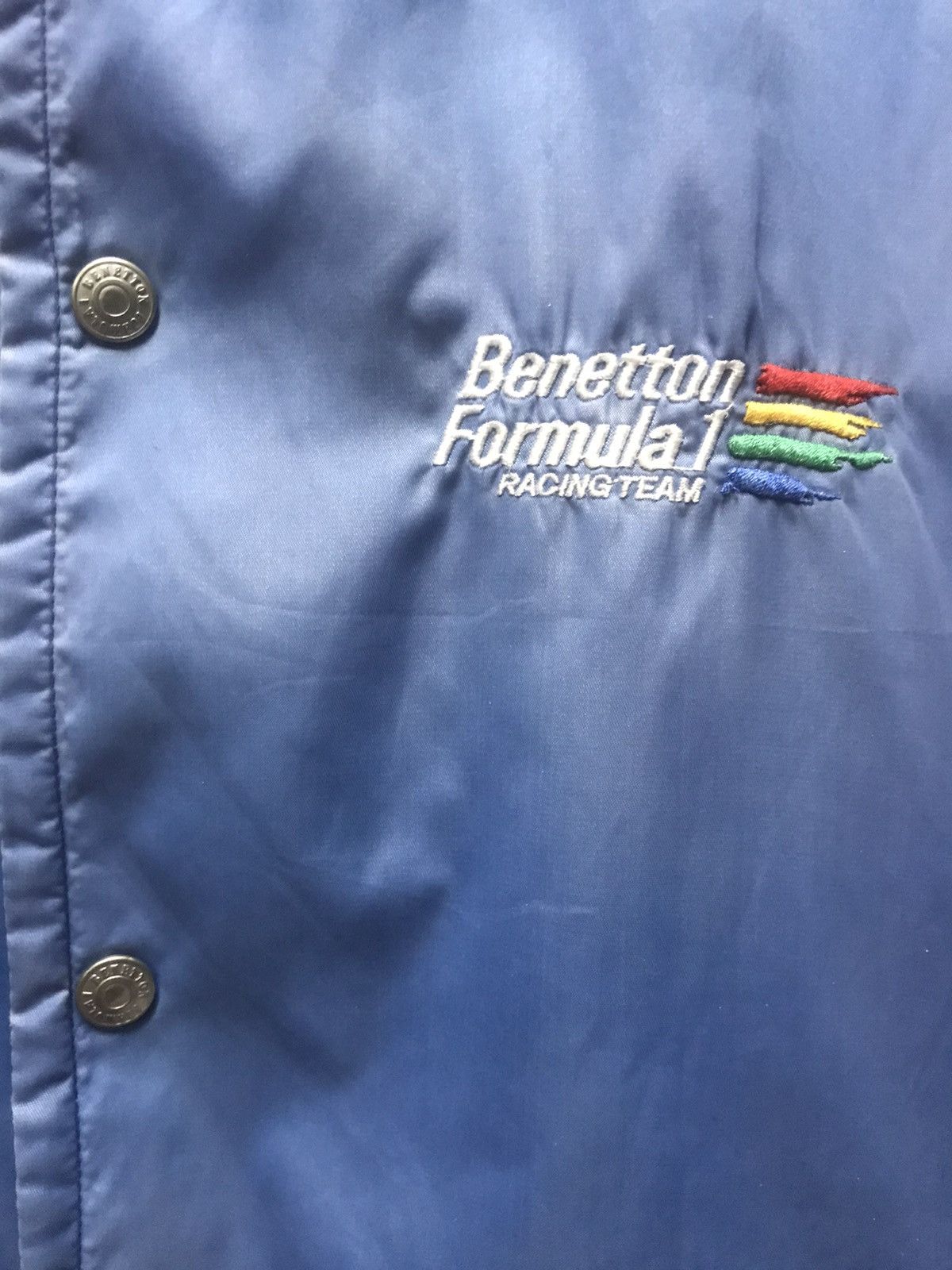 Benetton Benetton F1 ELF Patches Sleeve Jacket Size US L / EU 52-54 / 3 - 13 Thumbnail