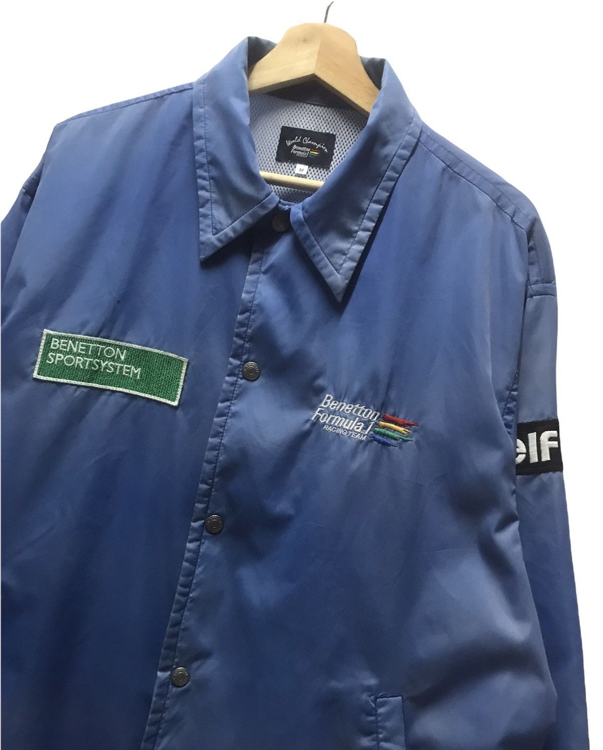 Benetton Benetton F1 ELF Patches Sleeve Jacket Size US L / EU 52-54 / 3 - 8 Thumbnail