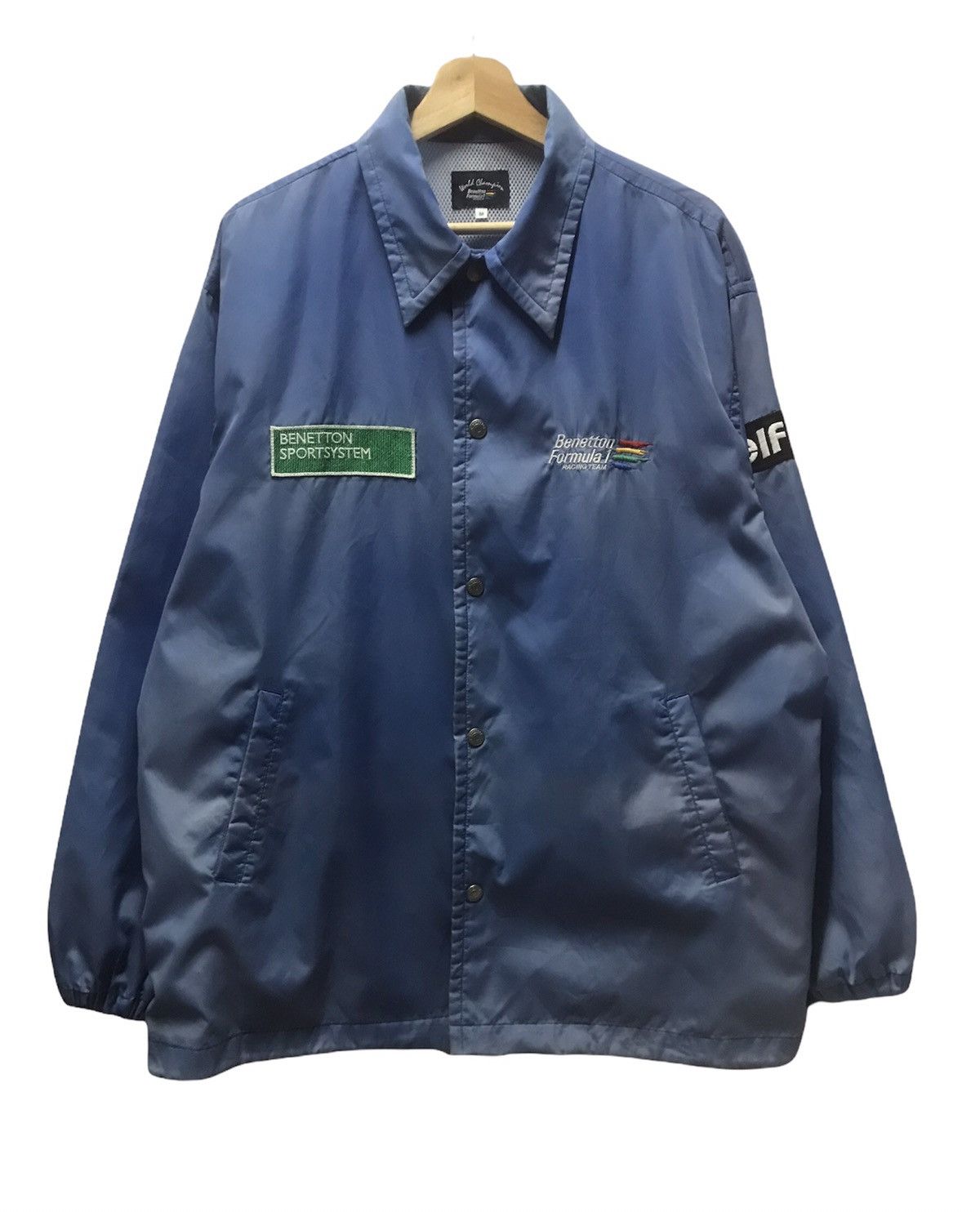 Benetton Benetton F1 ELF Patches Sleeve Jacket Size US L / EU 52-54 / 3 - 6 Thumbnail