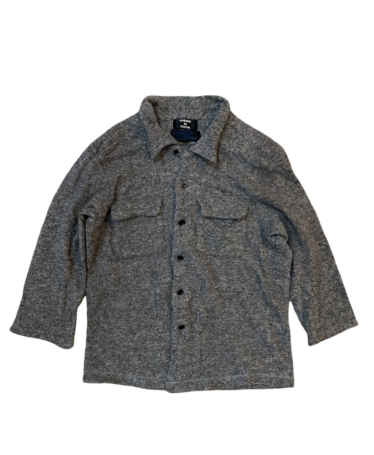 CABANE de ZUCCa 90s ZUCCA By Issey Miyake wool SAMPLE overshirt jacket Size US M / EU 48-50 / 2 - 1 Thumbnail