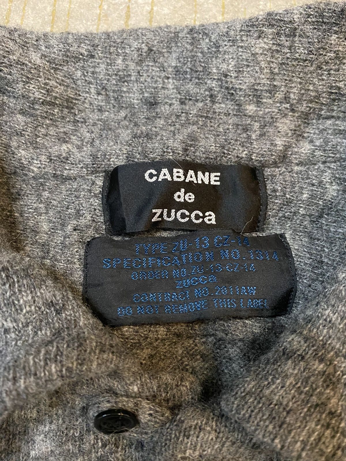 CABANE de ZUCCa 90s ZUCCA By Issey Miyake wool SAMPLE overshirt jacket Size US M / EU 48-50 / 2 - 11 Thumbnail