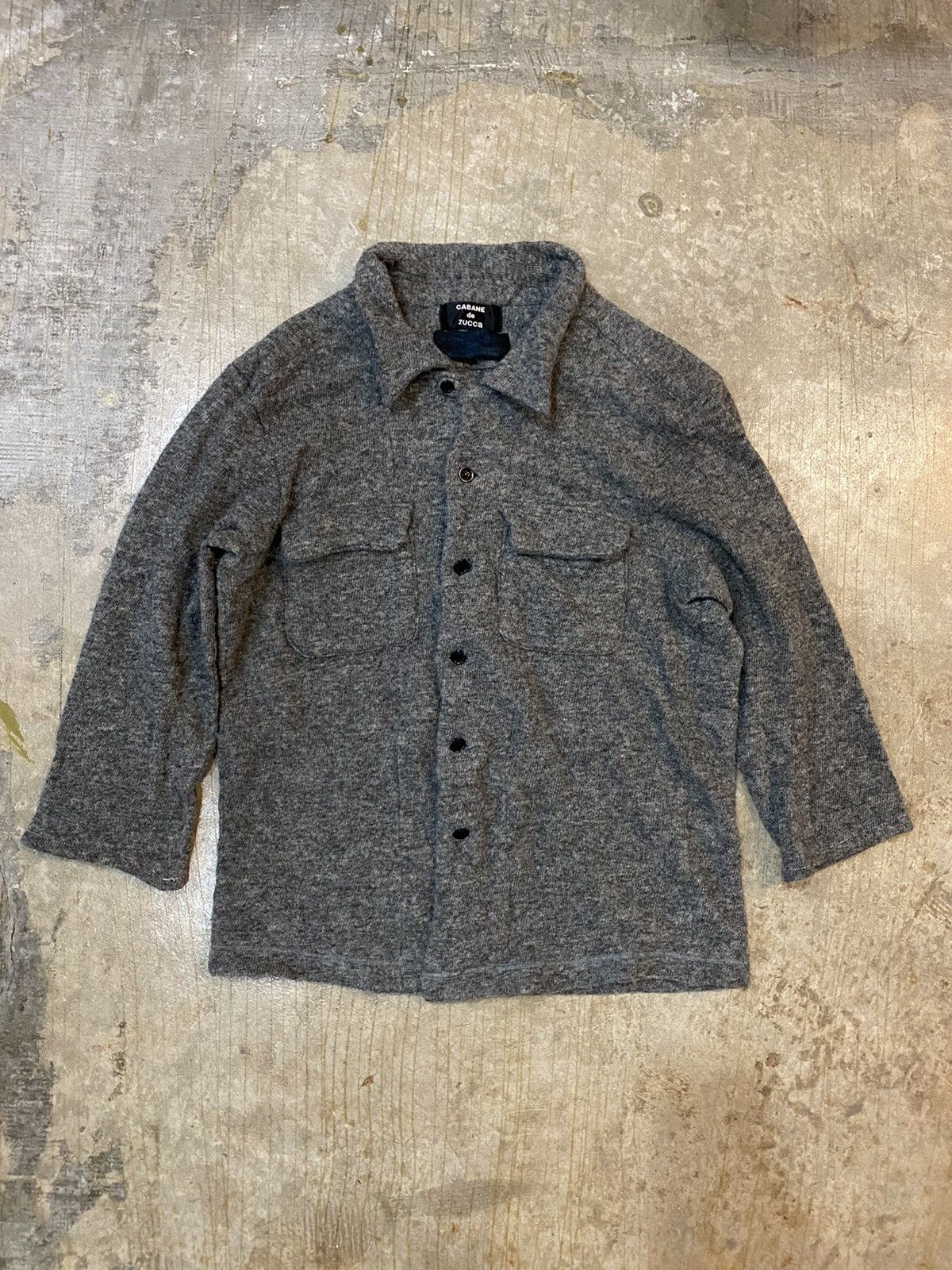CABANE de ZUCCa 90s ZUCCA By Issey Miyake wool SAMPLE overshirt jacket Size US M / EU 48-50 / 2 - 2 Thumbnail