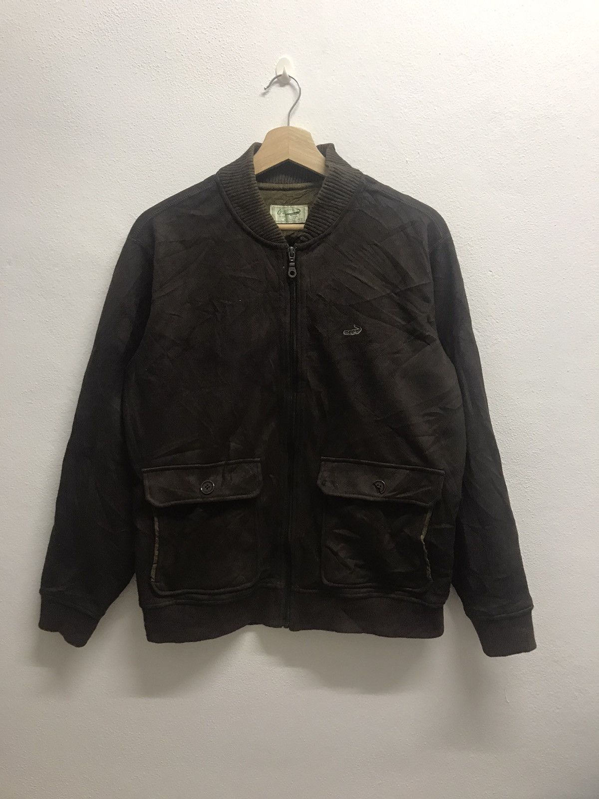 Lacoste Bomber Jacket Crocodile Vintage Size M Size US M / EU 48-50 / 2 - 2 Thumbnail