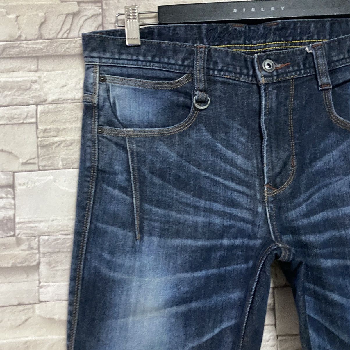 Japanese Brand Nicole Club For Men Denim Slim Flares