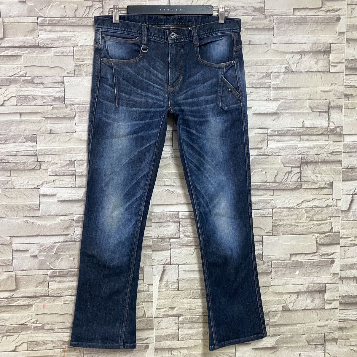 Japanese Brand Nicole Club For Men Denim Slim Flares