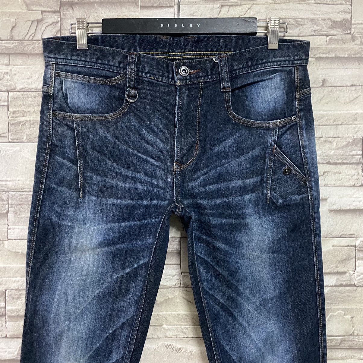Japanese Brand Nicole Club For Men Denim Slim Flares