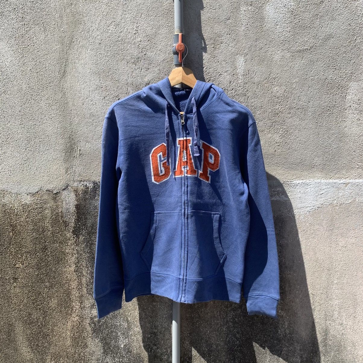 Gap Spell Out Faded Hoodie Zip Ups Sweater