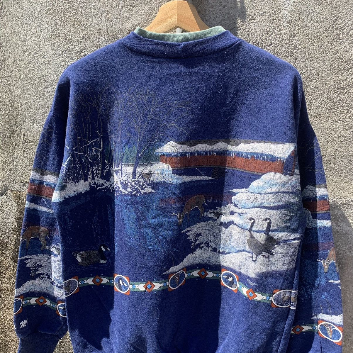 Art Comes First × Habitat × Vintage 💥RARE! 1990s Artisants Crewneck Pullover Sweatshirts Size US M / EU 48-50 / 2 - 10 Thumbnail