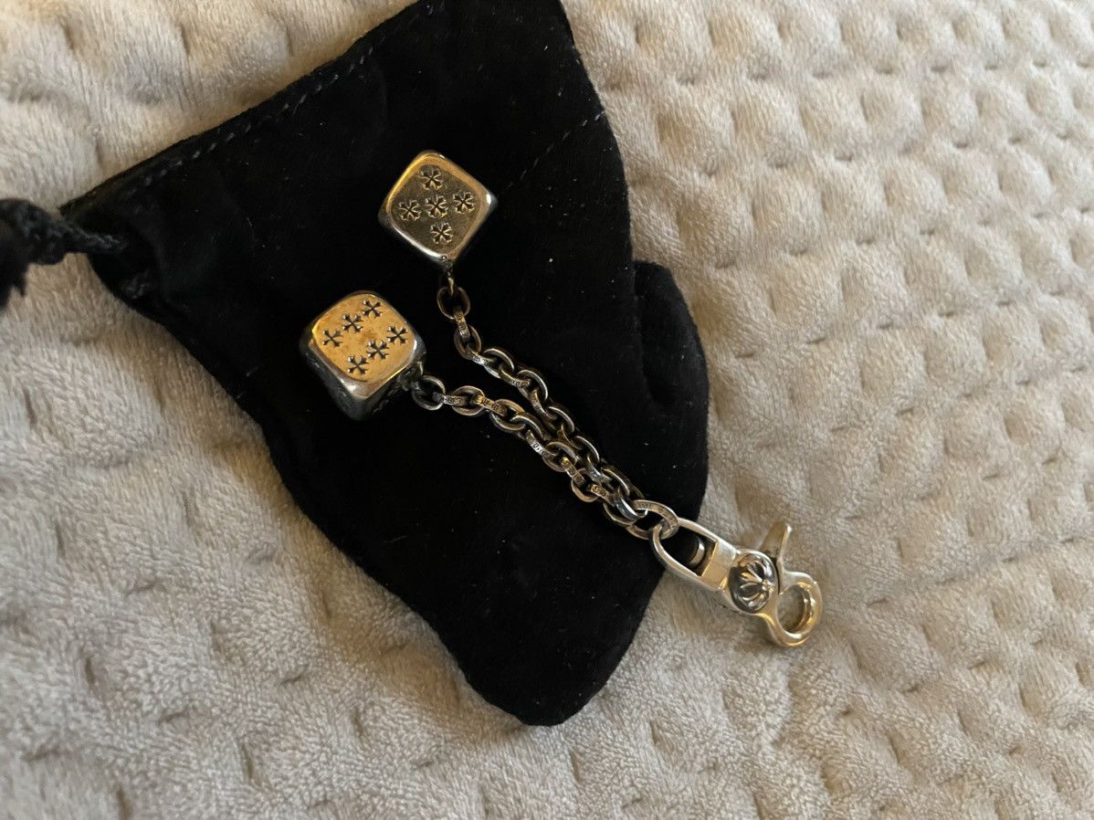 Chrome Hearts Chrome Hearts Dice KeyChain Grailed