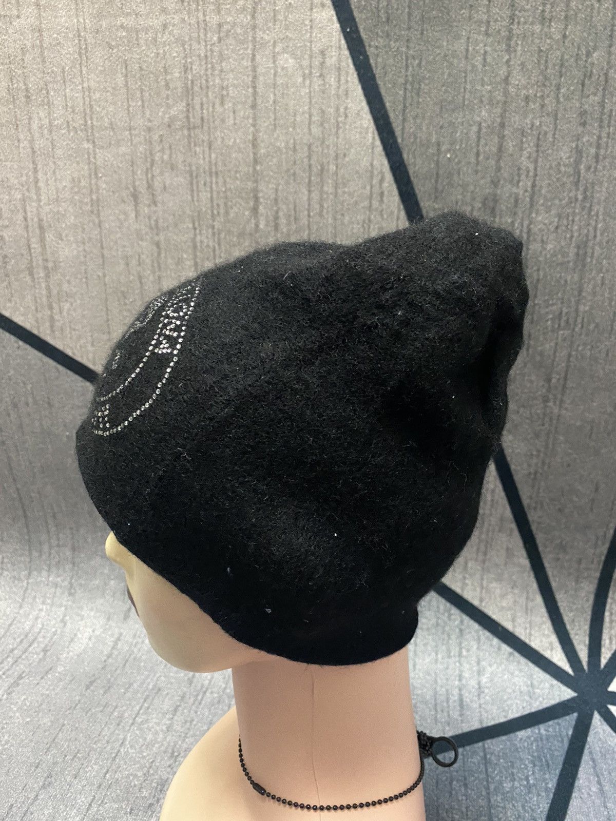 Japanese Brand Mark And Lona Sparking Skull Design Reversible Beanie Hat Size ONE SIZE - 4 Thumbnail
