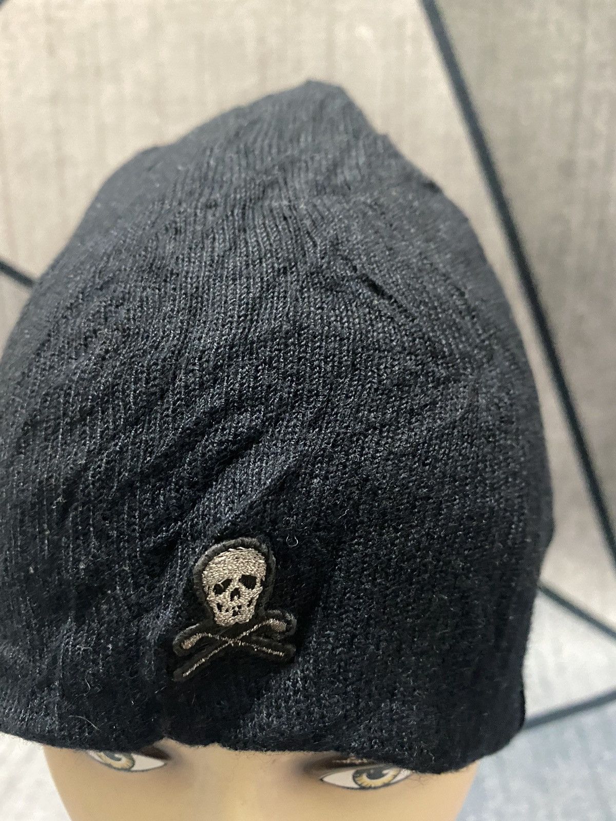 Japanese Brand Mark And Lona Sparking Skull Design Reversible Beanie Hat Size ONE SIZE - 6 Thumbnail
