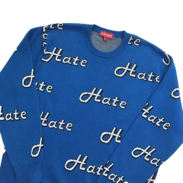 Supreme deals hate sweater