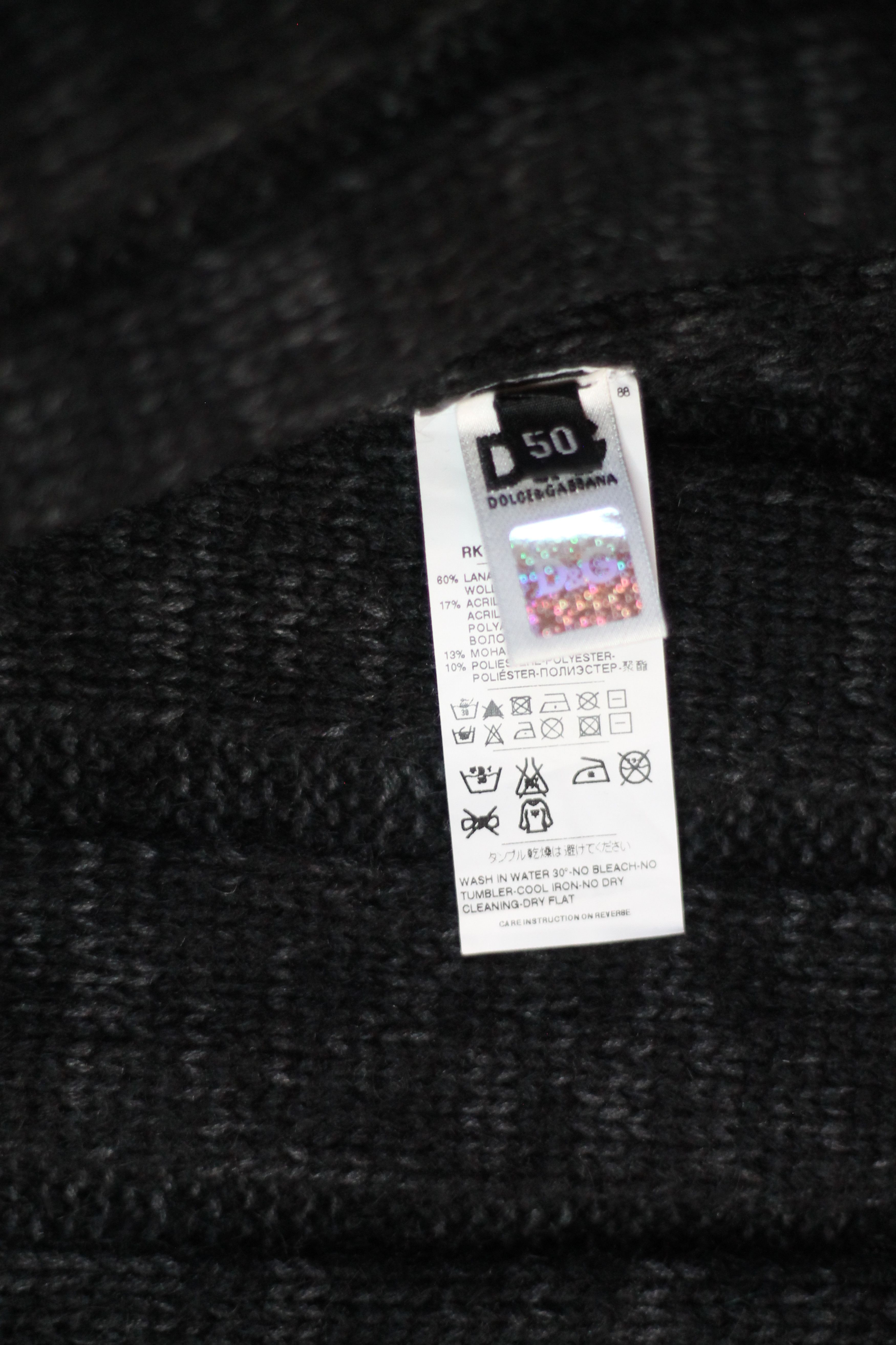 Dolce & Gabbana Dolce Gabbana knit wool cardigane sweater jumper Japanese Size US M / EU 48-50 / 2 - 8 Thumbnail