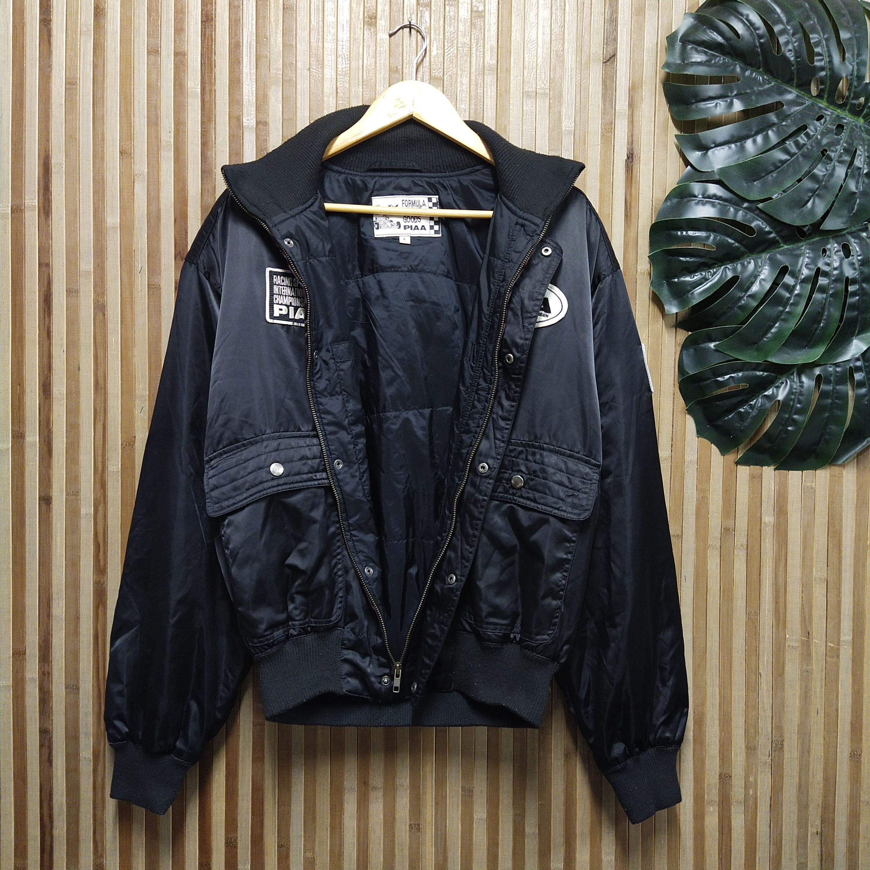 Sports Specialties Vintage PIAA Motorsports Bomber Jacket Big Logo Size US XL / EU 56 / 4 - 3 Thumbnail