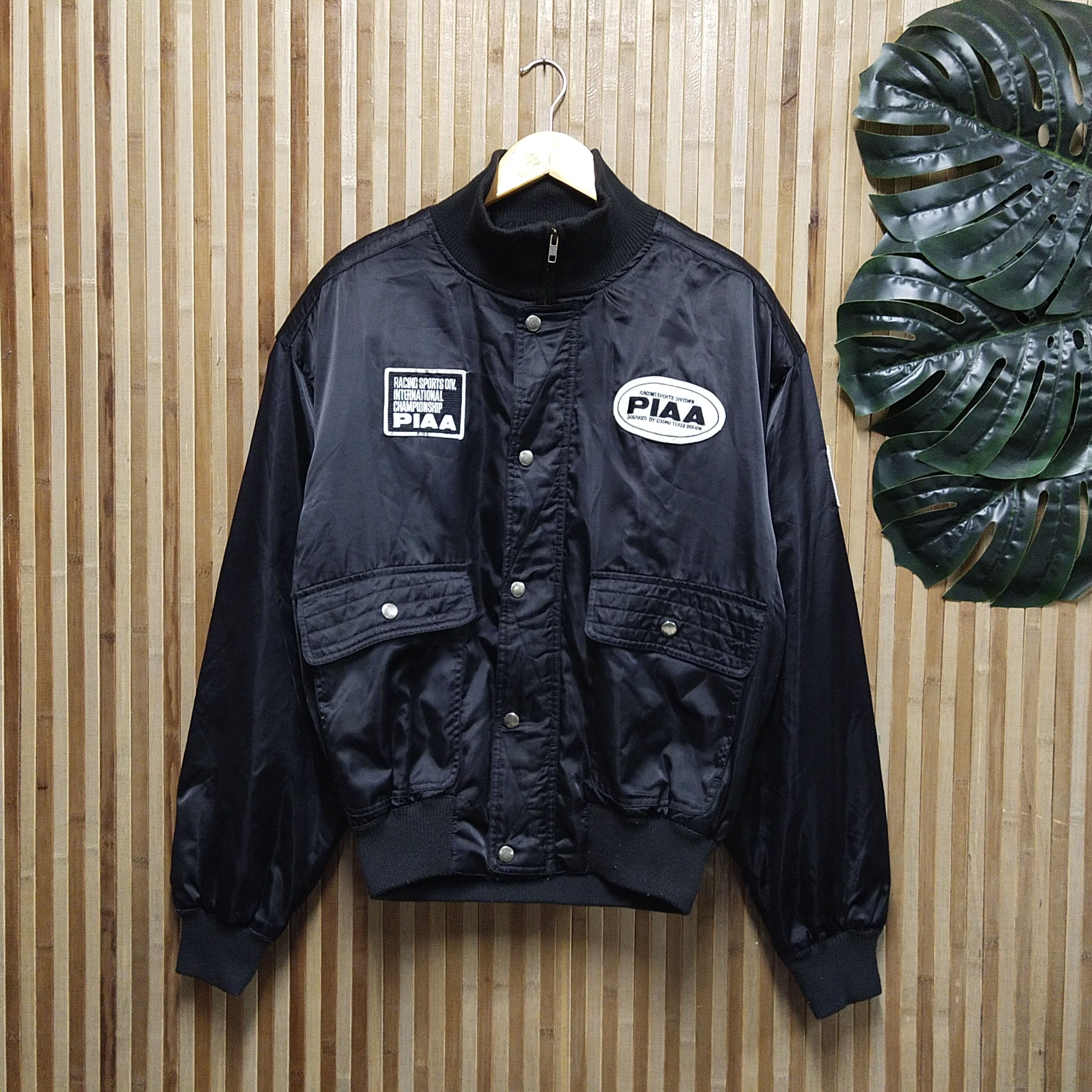 Sports Specialties Vintage PIAA Motorsports Bomber Jacket Big Logo Size US XL / EU 56 / 4 - 2 Thumbnail