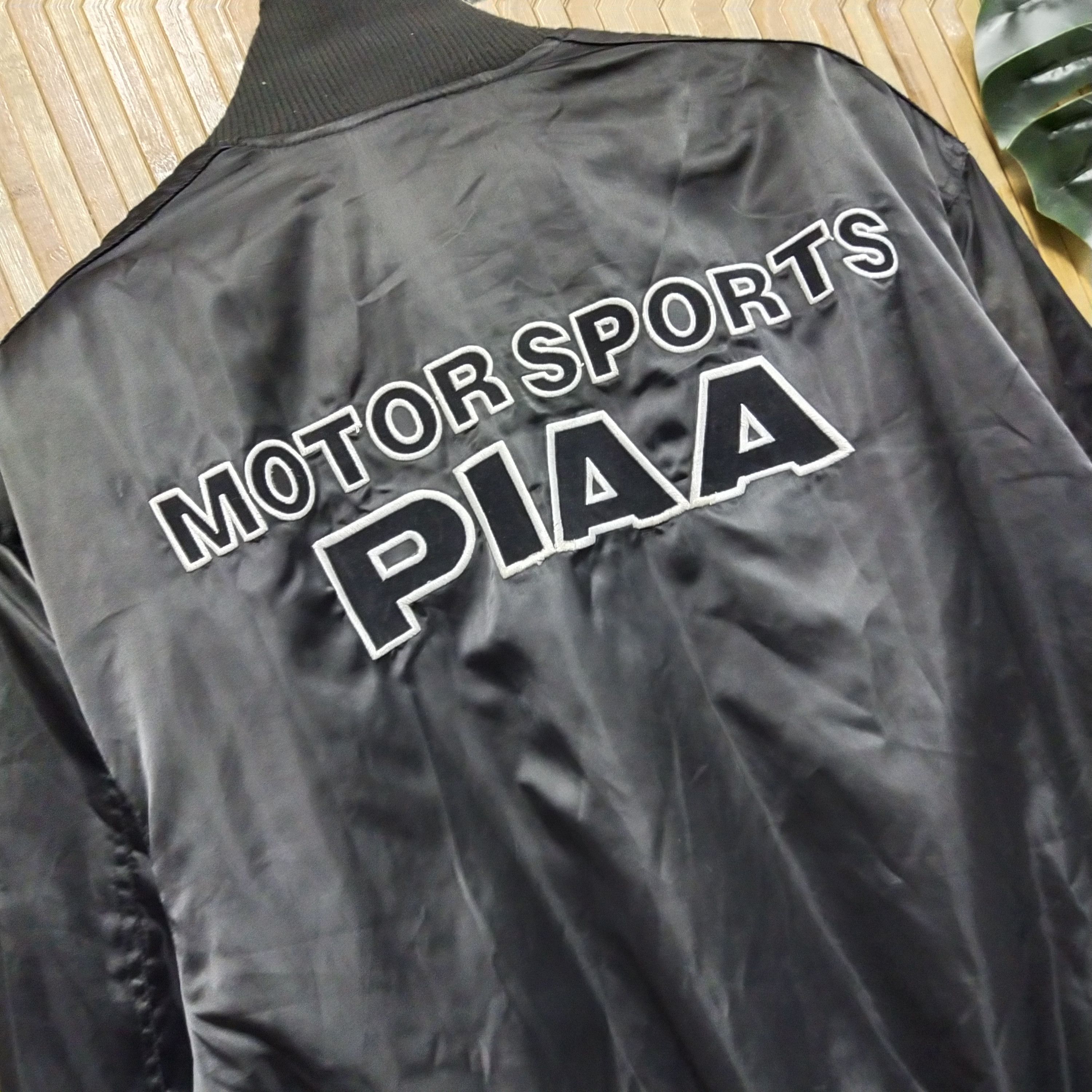 Sports Specialties Vintage PIAA Motorsports Bomber Jacket Big Logo Size US XL / EU 56 / 4 - 5 Thumbnail