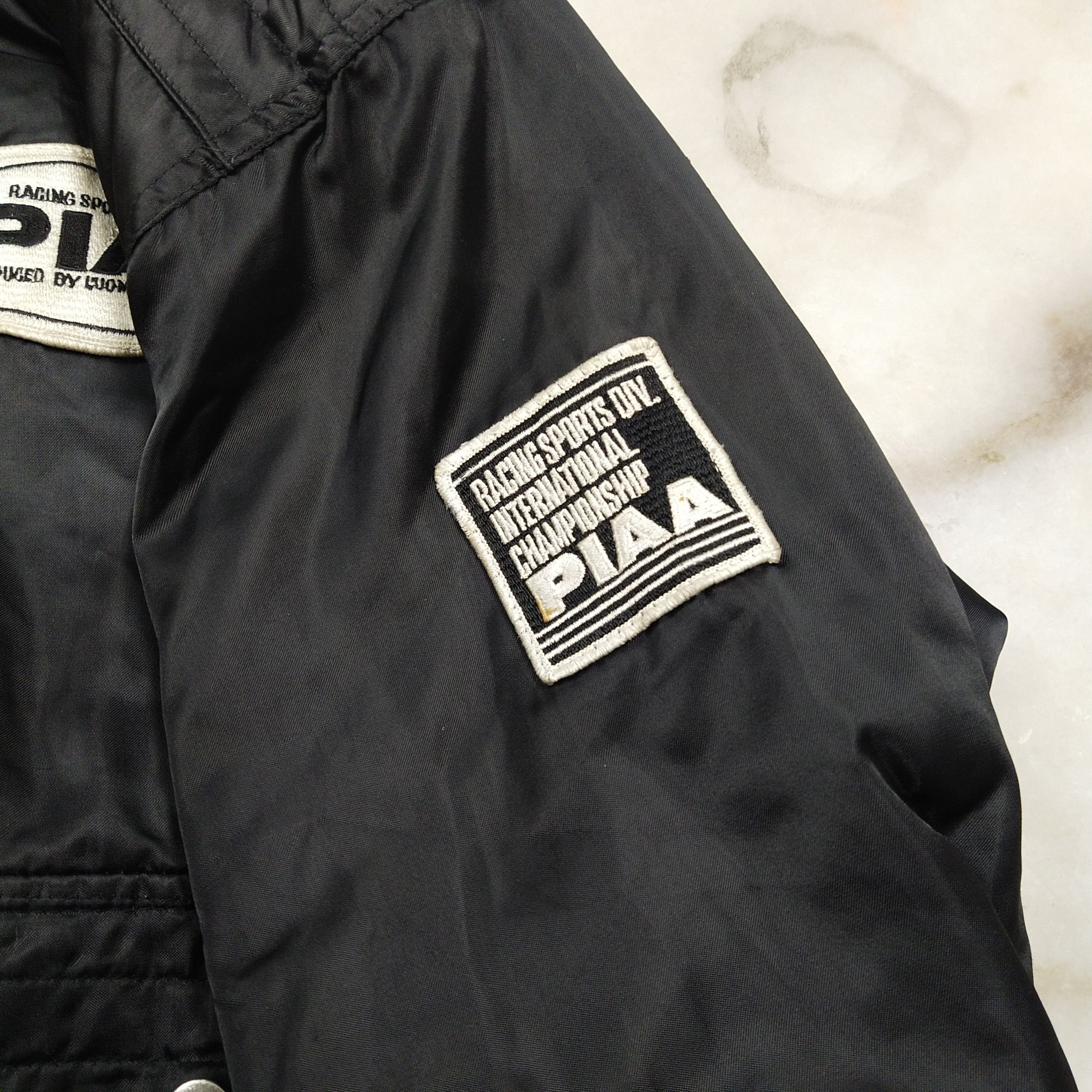 Sports Specialties Vintage PIAA Motorsports Bomber Jacket Big Logo Size US XL / EU 56 / 4 - 11 Thumbnail