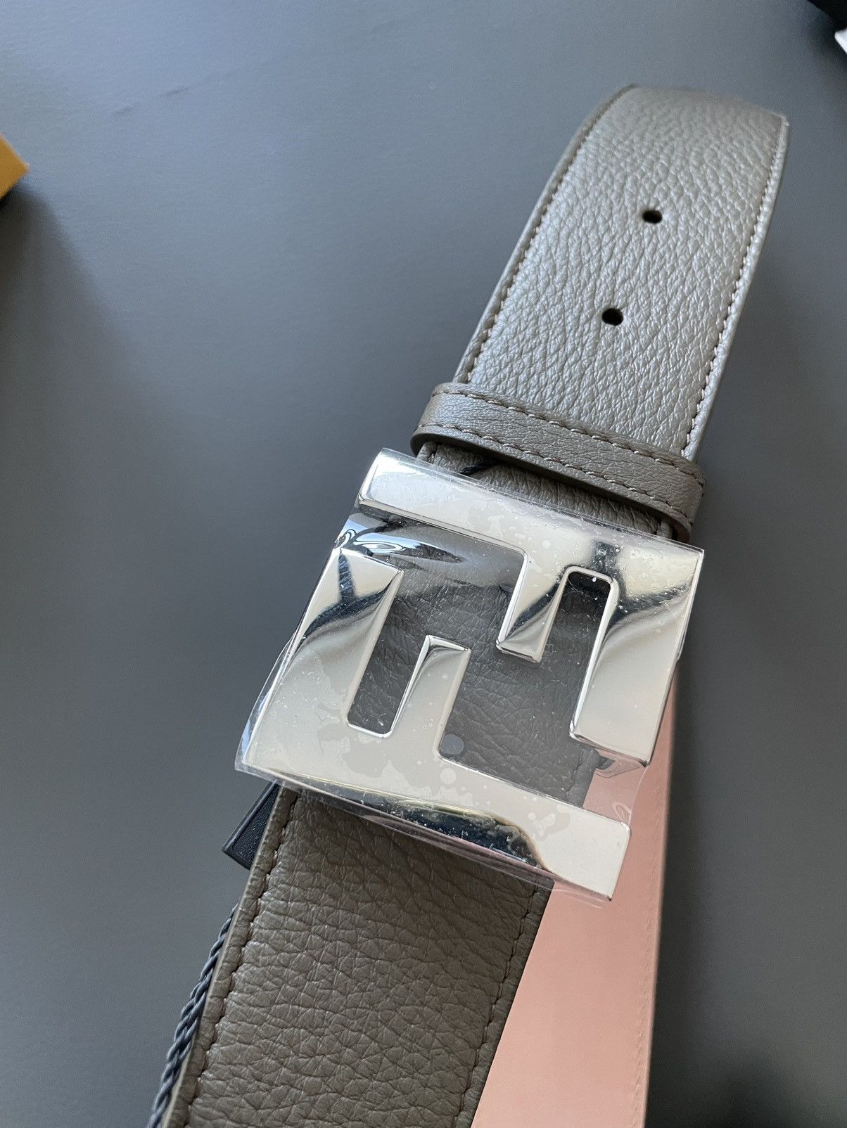 Fendi Brand NEW Rare Super Runway Limited Edition FF Logo Belt Size 32 - 1 Thumbnail