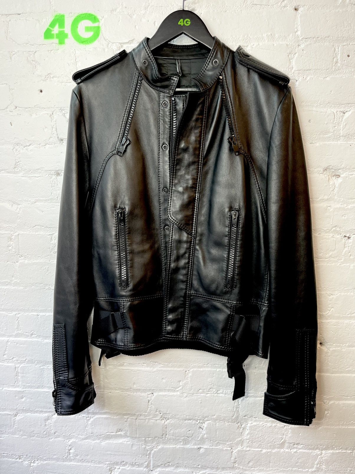 Dior Homme 07AW ムートン シアリング レザージャケット　48 DIOR HOMME - ディオールオム 07AW 7H3540730046 ムートン