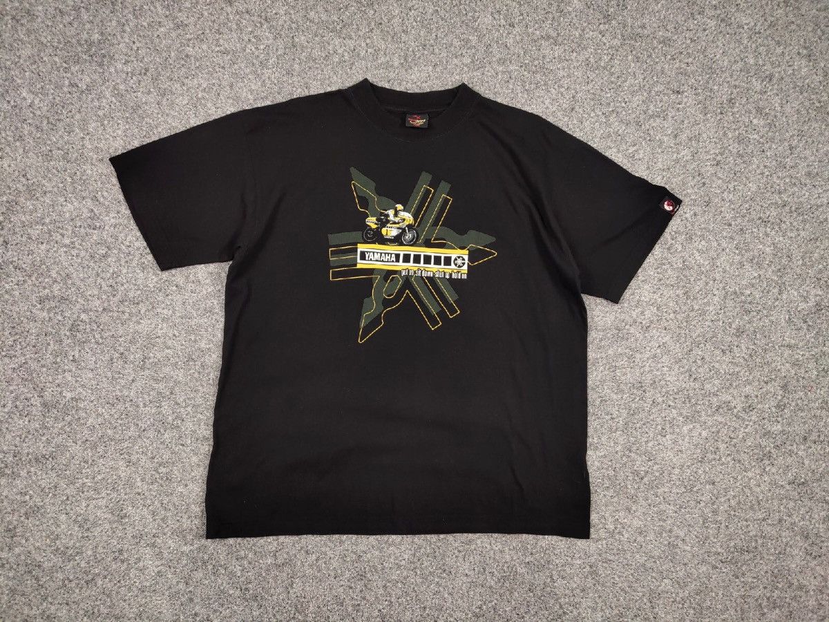 Yamaha Vintage Yamaha Kenny Roberts Race Motorcycle T shirt Size US XL / EU 56 / 4 - 11 Thumbnail