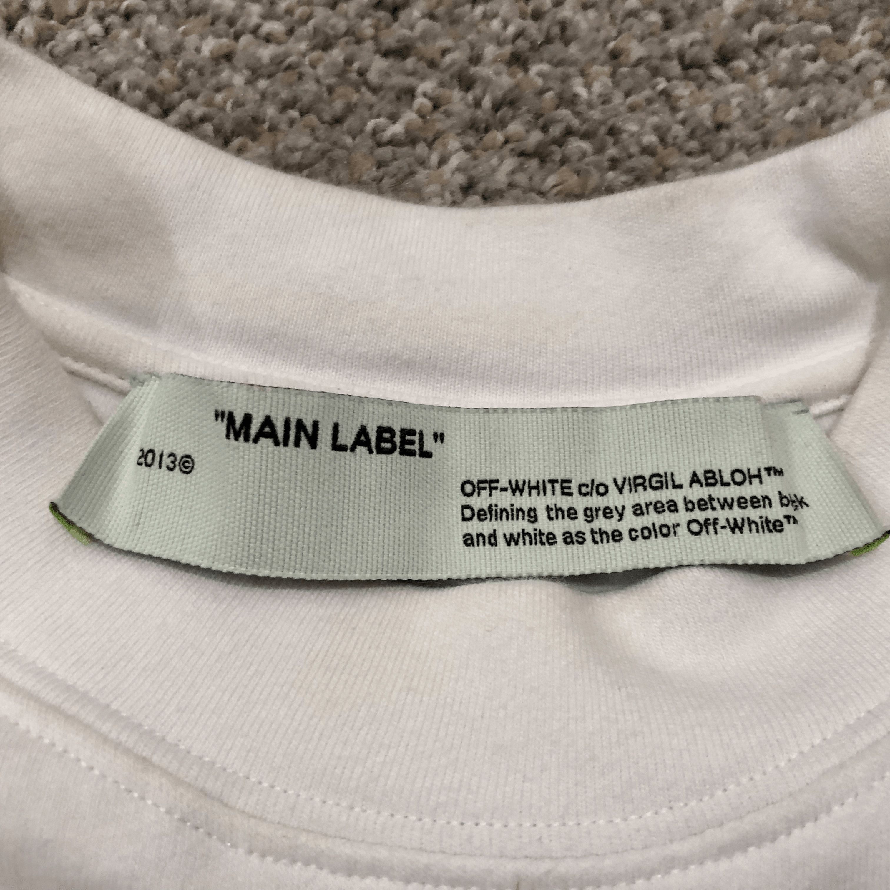 Off-White Off-White SS20 White Tee S Size US S / EU 44-46 / 1 - 4 Thumbnail