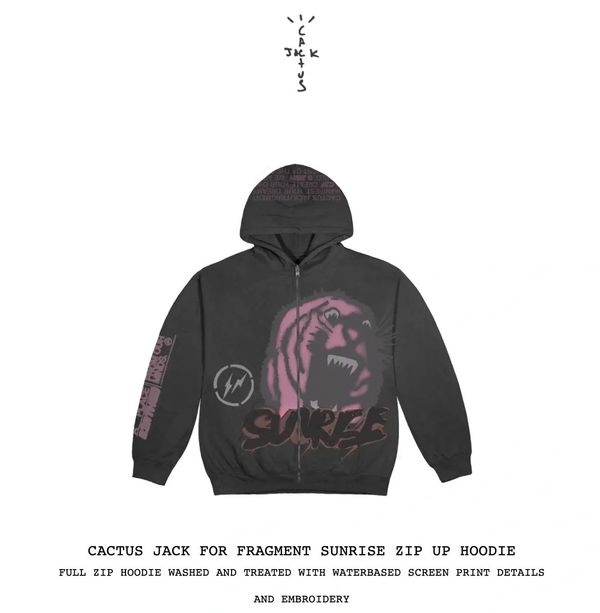 Travis Scott Travis Scott Cactus Jack for Fragment Sunrise Zip Up