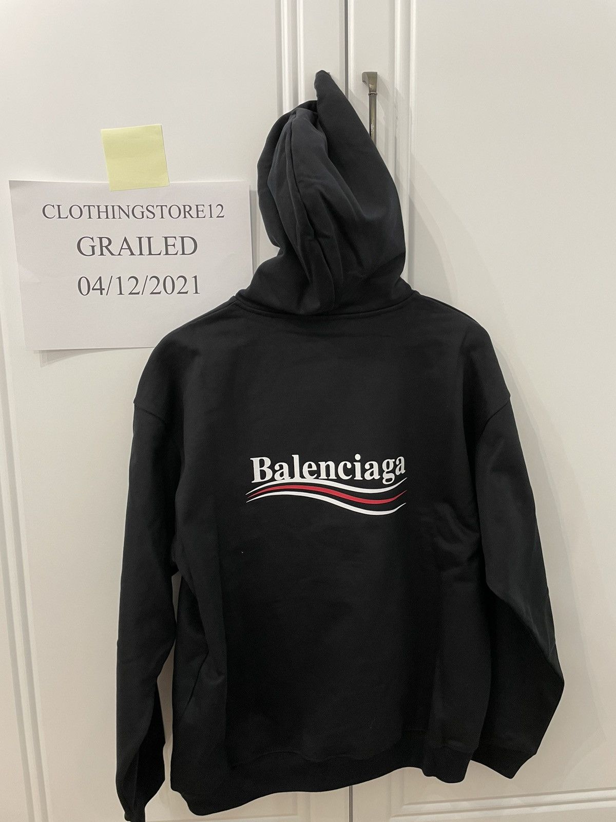 Balenciaga hoodie discount grailed