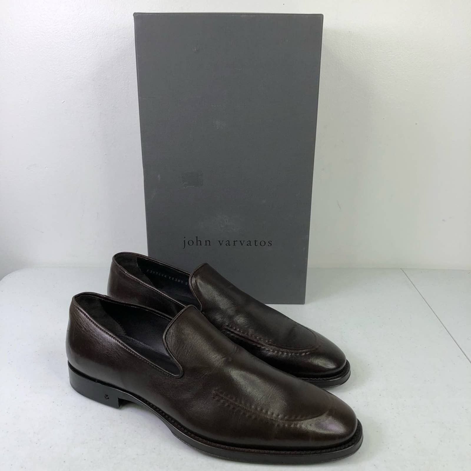 John Varvatos Hand Made Apron Loafers in Cognac Leather *Italy* Ferro Aldo Men main image 4