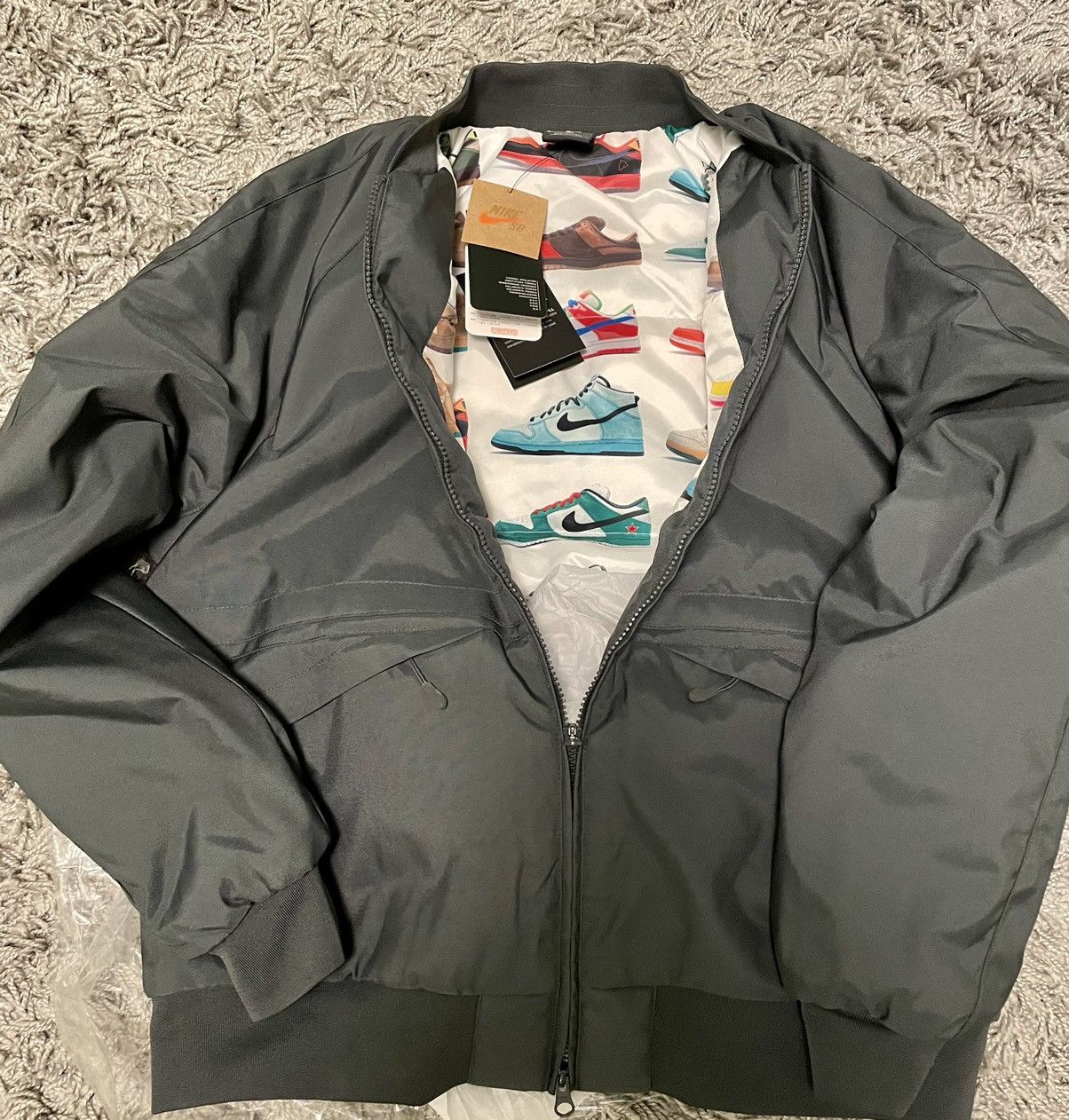 dunk bomber jacket