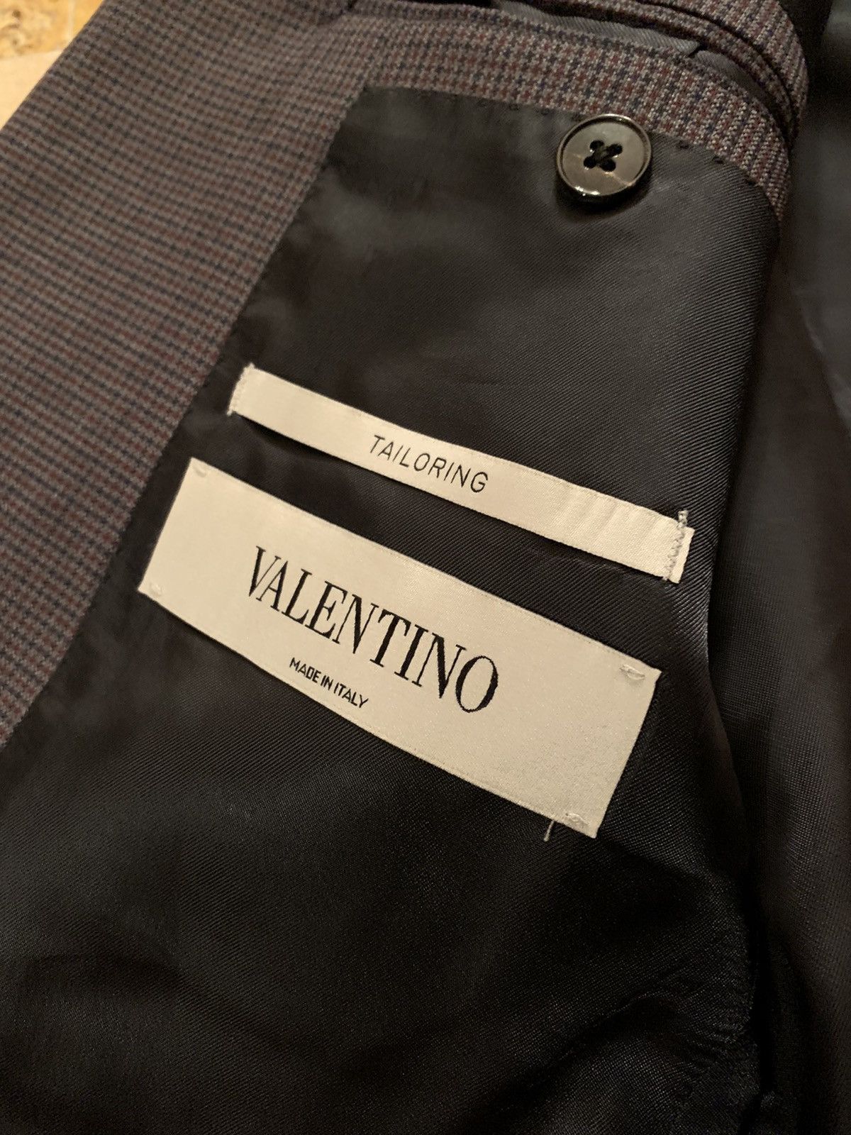 Valentino Valentino blue/red suit Size 38R - 3 Thumbnail