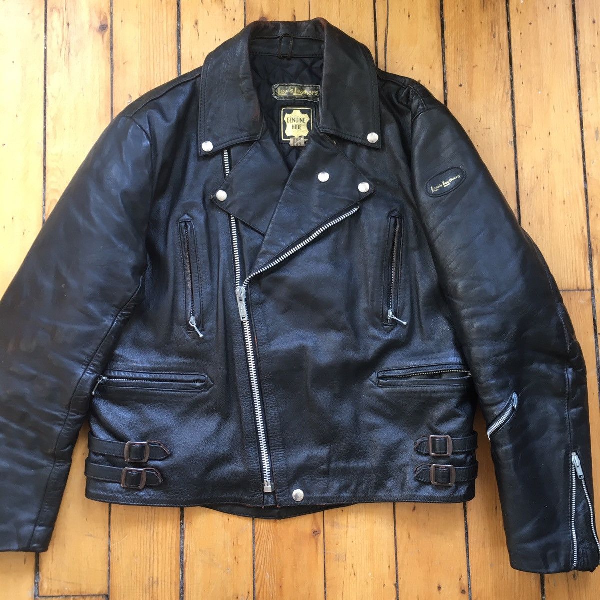 Vintage Vintage Lewis Leathers Biker Jacket Teacore | Grailed