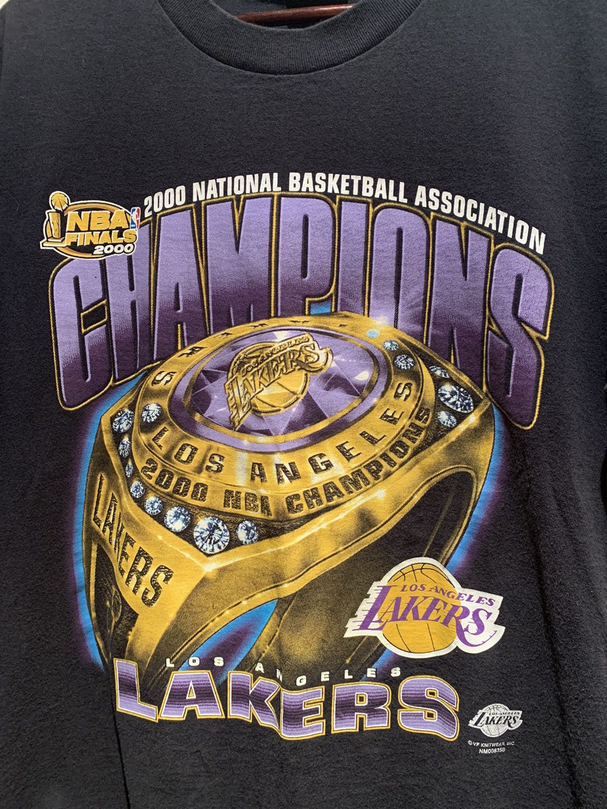 NBA × Vintage *RARE* Vintage 2000 Los Angeles Lakers NBA Champions Shirt M Size US M / EU 48-50 / 2 - 2 Thumbnail