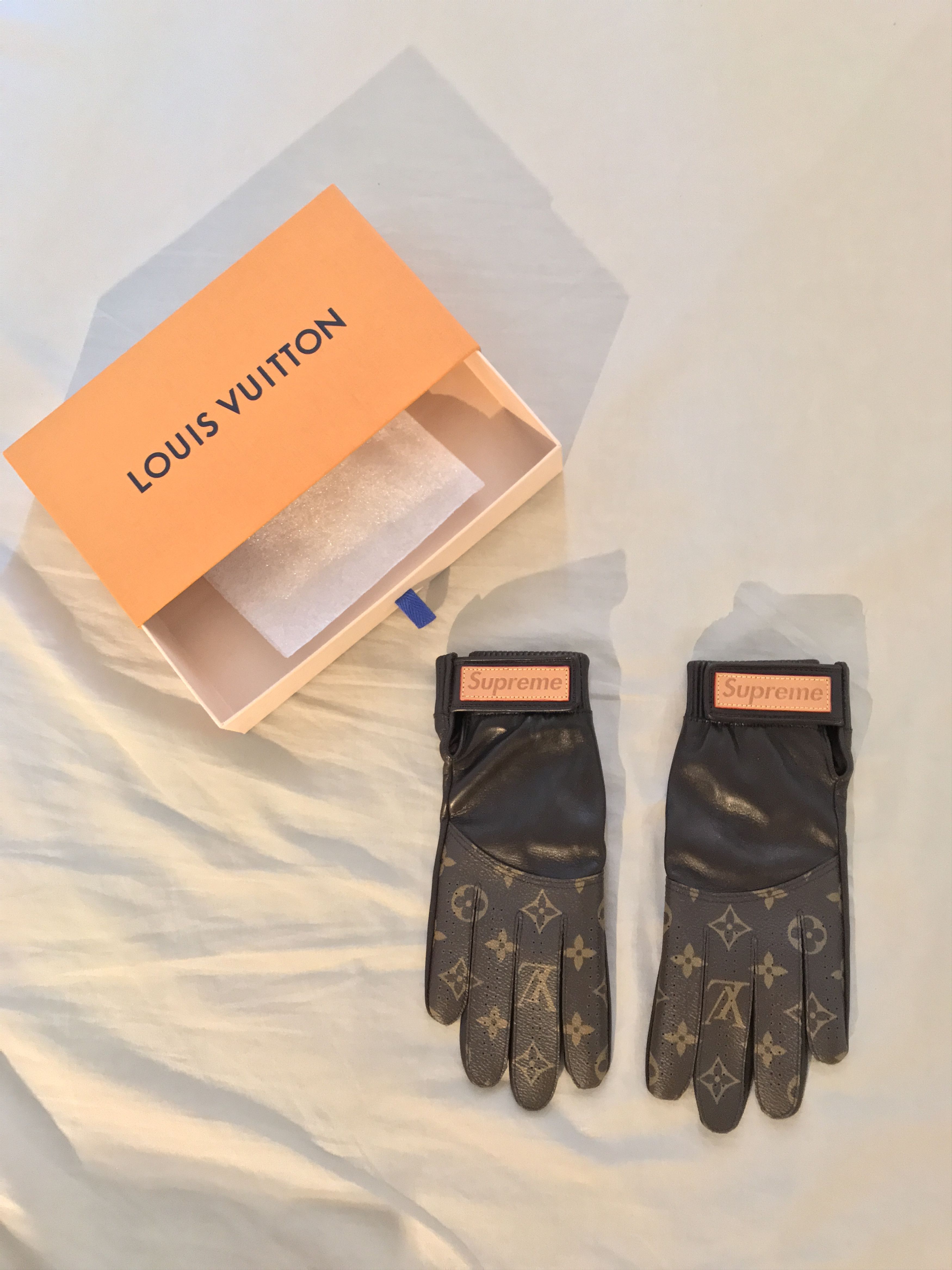 supreme louis vuitton gloves