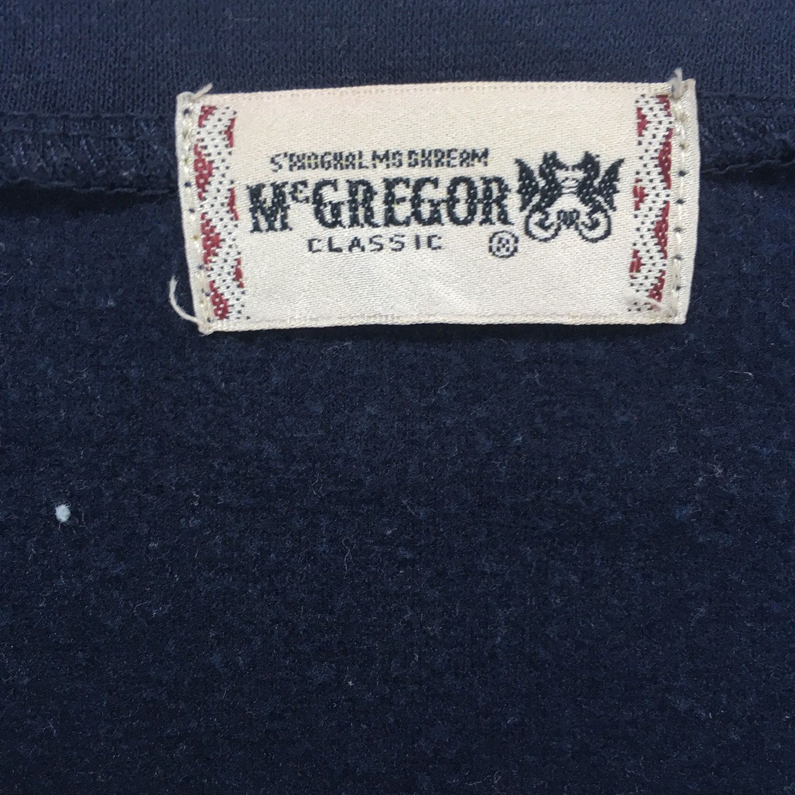 McGregor Vintage Mcgregor Medium Size Blue Grey Sweatshirt Size US M / EU 48-50 / 2 - 3 Thumbnail
