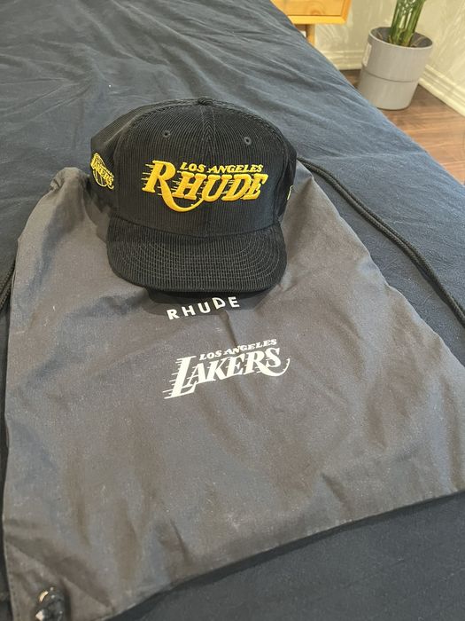 Rhude x Los Angeles Lakers New Era Dreamers Hat White/Black Men's - FW20 -  US