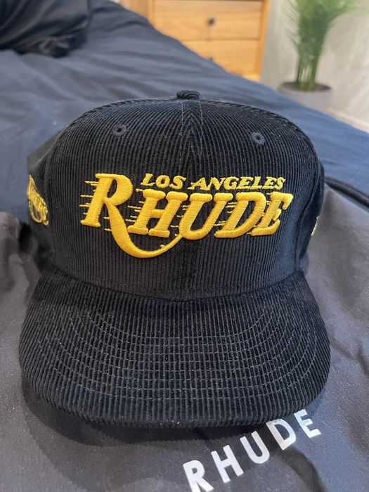 Rhude x Los Angeles Lakers New Era Dreamers Hat Black/Gold Men's - FW20 - US