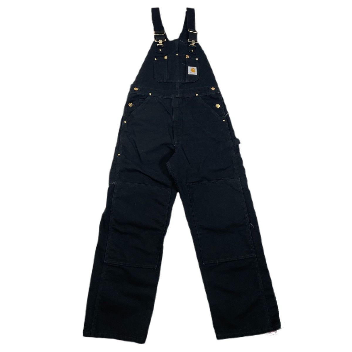 Carhartt Carhartt black double knee overalls Grailed
