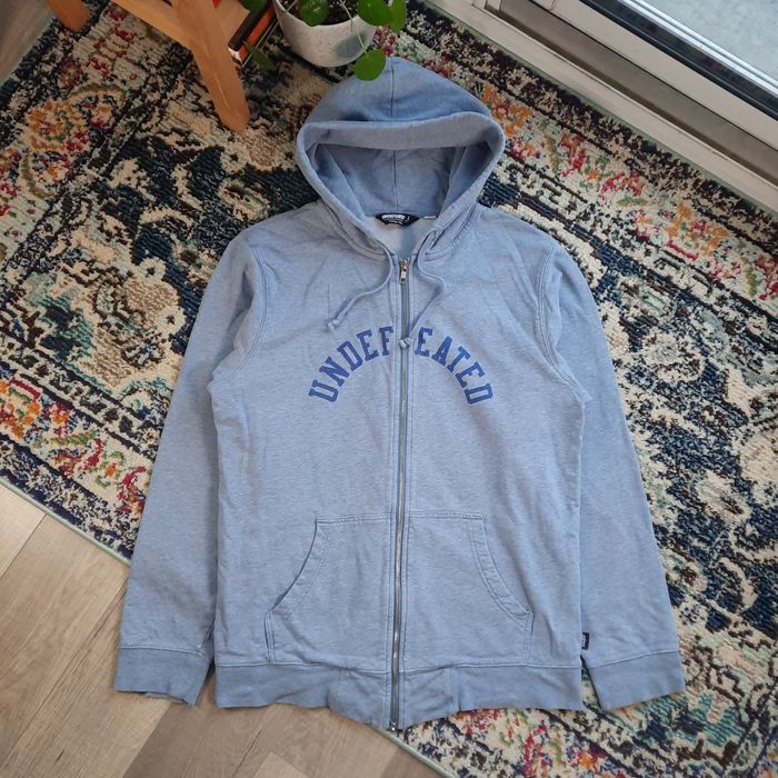 Vintage 2000s Undefeated Spellout Arc Logo Full Zip Hoodie | Grailed